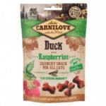 Ласощі Carnilove Cat Crunchy Snack Duck with Raspberries для котів для міцного імунітету з качкою та малиною 50 г