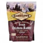 Корм сухий Carnilove Fresh Chicken and Rabbit Gourmand for Adult cats для дорослих котів з куркою та кроликом - Зображення 2