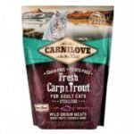 Корм сухий Carnilove Fresh Carp and Trout Sterilised for Adult cats для дорослих стерилізованих та кастрованих котів з коропом та фореллю - Зображення 2