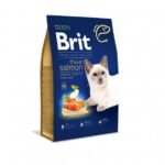 Корм сухий Brit Premium Cat by Nature Adult Salmon для дорослих котів з лососем