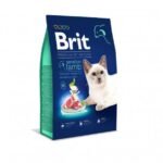 Корм сухий Brit Premium by Nature Cat Sensitive для котів із чутливим травленням з ягням
