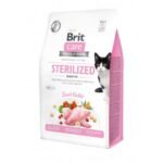 Корм сухий Brit Care Cat Grain Free Sterilized Sensitive для стерилізованих котів з чутливим травленням з кроликом