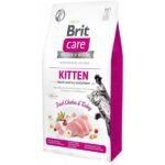 Корм сухий Brit Care Cat Grain Free Kitten Healthy Growth and Development для кошенят для здорового зростання та розвитку