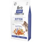 Корм сухий Brit Care Cat Grain Free Kitten Gentle Digestion Strong Immunity для кошенят для міцного імунітету з лососем