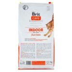 Корм сухий Brit Care Cat Grain Free Indoor Anti-stress для дорослих домашніх котів гіпоалергенний з куркою - Зображення 2
