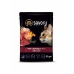 Корм вологий Savory Kitten Pouch Lamb and Pumpkin in Jelly для кошенят з ягням та гарбузом у желе 85 г