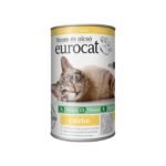 Корм вологий EuroCat Poultry для котів шматочки в желе з птицею 415 г