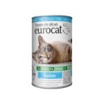 Корм вологий EuroCat Fish для котів шматочки в желе з рибою 415 г
