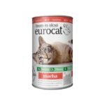 Корм вологий EuroCat Beef для котів шматочки в желе з яловичиною 415 г