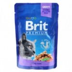 Корм вологий Brit Premium Cat Cod Fish pouch для котів з тріскою 100 г