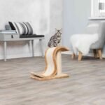 Дряпка-хвиля Trixie для котів Inca сизаль/плюш світло-коричнева 44х25х39 см - Зображення 3