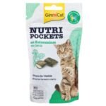 Вітамінні ласощі GimCat Nutri Pockets для котів для підвищення іммунітету з котячою м_ятою та мультивітаміном 60 г