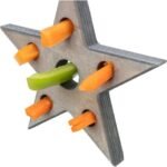 Іграшка Trixie для гризунів Зірка для ласощів сіра 14х17 см - Зображення 3