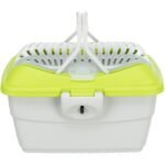 Переноска Trixie для гризунів Mini-Capri до 2 кг сіра/зелена пластик 40х22х30 см - Зображення 3