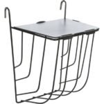 Ясла для сіна Trixie висячі з кришкою металеві 13 х 18 х 12 см чорні - Зображення 2