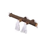 Жердинка Trixie Natural Living для птахів з мотузкою дерево 25 см/25 мм