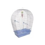 Клітка Природа Арка велика для птахів блакитна 44x27x75 см