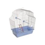 Клітка Природа Мері для дрібних декоративних птахів хром/блакитна 44x27x54 см