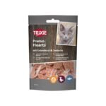 Ласощі Trixie Premio Ducky Hearts для котів сердечка з качкою та рибою 50 г - Зображення 4