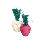 Іграшка Trixie для гризунів Редиска натуральні матеріали 8 см набір 2 шт