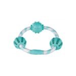 Іграшка Trixie Denta Fun для собак Кільце-канат з м ячами для чищення зубів м ятний смак гума 5 см/20 см