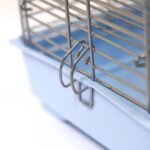 Клітка Природа Фаворит для джунгарських хом’яків і мишей з колесом хром/блакитна 30x20x24 см - Зображення 3