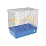 Клітка Природа Шиншила для шиншил хром/синя 70x40x60 см