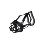 Намордник Trixie Muzzle Flex для собак чорний силікон M-L 27 см