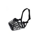 Намордник Trixie для собак чорний пластик