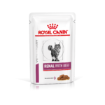 Вологий корм для дорослих котів ROYAL CANIN RENAL WITH BEEF 0,085кг