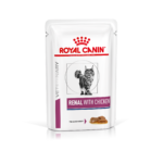 Вологий корм для дорослих котів ROYAL CANIN Renal with chicken Feline 0,085кг