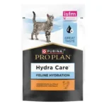 PRO PLAN® Hydra Care (Хайдра Кер). Консервований додатковий корм для дорослих котів, що сприяє збільшенню споживання рідини та розрідженню сечі. Зі смаком курки.