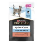 PRO PLAN® Hydra Care (Хайдра Кер). Консервований додатковий корм для дорослих котів, що сприяє збільшенню споживання рідини та розрідженню сечі. Зі смаком лосося.