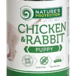 Nature's Protection Puppy Chicken & Rabbit Вологий корм для цуценят з куркою і кроликом, 800 г