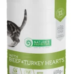 Nature's Protection Kitten Beef & Turkey hearts Вологий корм для кошенят з яловичиною і серцем індички, 400 г