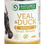 Nature's Protection Adult Small Breeds Veal & Duck Вологий корм для собак малих порід з телятиною і качкою, 400 г