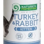 Nature's Protection Kitten Turkey & Rabbit Вологий корм для кошенят з індичкою і кроликом, 400 г