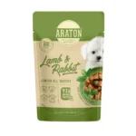 ARATON Junior with Lamb and Rabbit Вологий корм для юніорів з ягням і кроликом, 85 г
