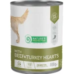 Nature's Protection Adult Beef & Turkey Hearts Вологий корм для собак з яловичиною і серцем індички, 800 г