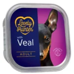 Вологий корм для дорослих собак з телятиною Lovely Hunter Adult Veal 150 г