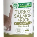 Nature's Protection Adult cats Neutered Turkey, Salmon & Rice Вологий корм для стерилізованих котів з індичкою, лососем і рисом, 400 г
