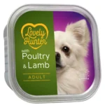 Вологий корм для дорослих собак з м'ясом птиці і ягням Lovely Hunter Adult Poultry and Lamb 150 г