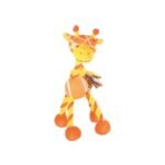 Іграшка Trixie для собак Зебра/Жираф з тенісним м’ячем і мотузкою плюш 28 см