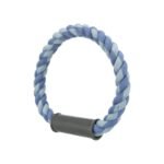 Іграшка Trixie для собак Кільце плетене з пластиковою ручкою текстиль 30 см - Зображення 2