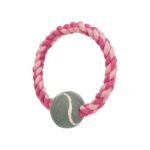 Іграшка Trixie для собак Кільце плетене з тенісним м_ячем текстиль 6х18 см - Зображення 4