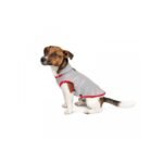 Жилет Pet Fashion Fleecy для собак сірий/червоний - Зображення 2