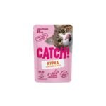 Корм вологий Catch! для дороcлих котів з куркою та овочами в соусі 85 г