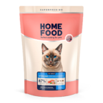 Повнораціонний сухий корм Home Food для котів CAT ADULT Гіпоалергенний Морський коктейль 1,6 кг