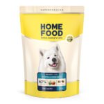 Повнораціонний сухий корм Home Food для дорослих собак DOG ADULT MEDIUM Гіпоалергенний Форель з рисом 1,6 кг