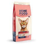 Повнораціонний сухий корм Home Food для котів CAT ADULT Гіпоалергенний беззерновий Качине філе з грушею 10 кг